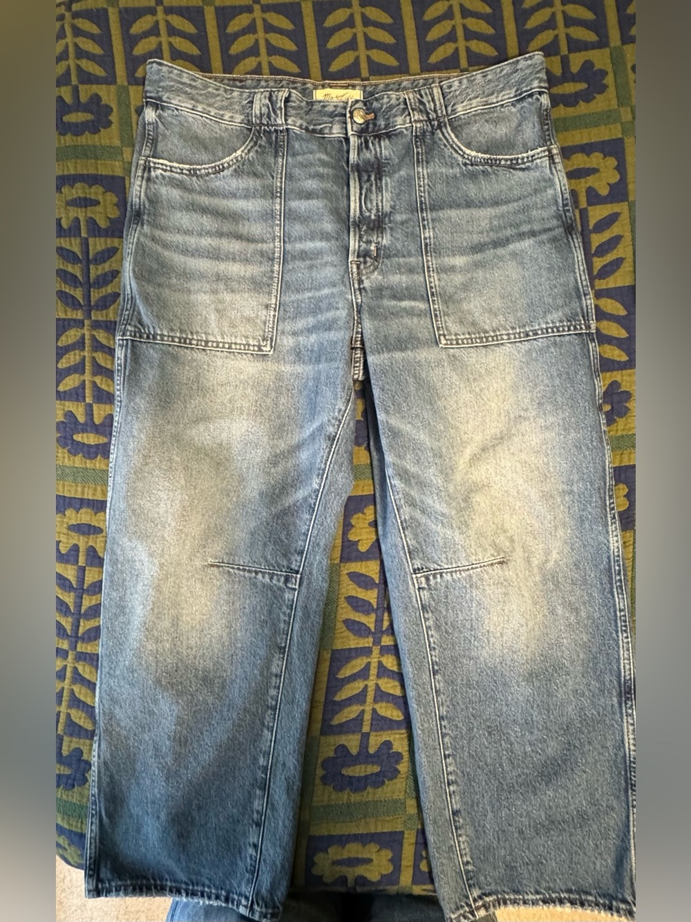 Madewell Darted Barrel Jean